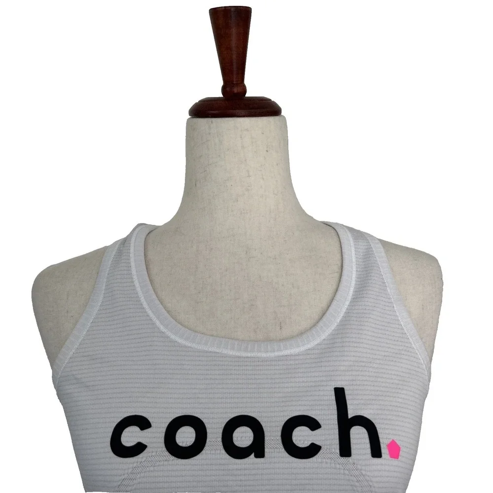 Lululemon‎ Coach Tank Top Size 2 Small White Swiftly Racerback Tank Jogging
